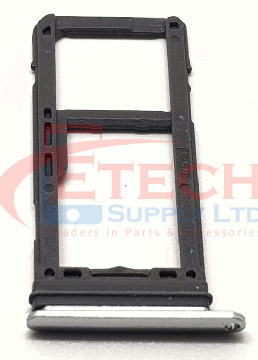 Samsung Galaxy S8 G950F / S8 Plus G955F Replacement Sim / SD Card Tray  - Arctic Silver