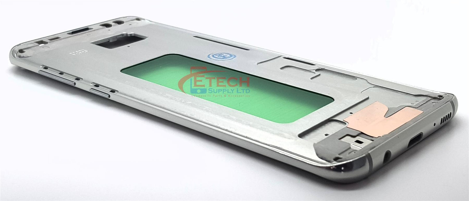 Samsung Galaxy S8 Plus G955F Replacement Mid Frame Housing With Small Parts - Arctic Silver