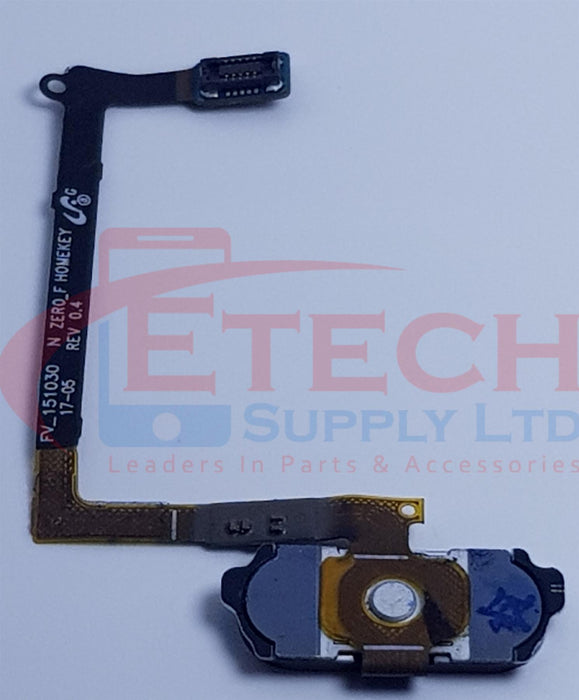 Samsung Galaxy S6 G920F Replacement Home Button With Flex Cable - Blue Topaz