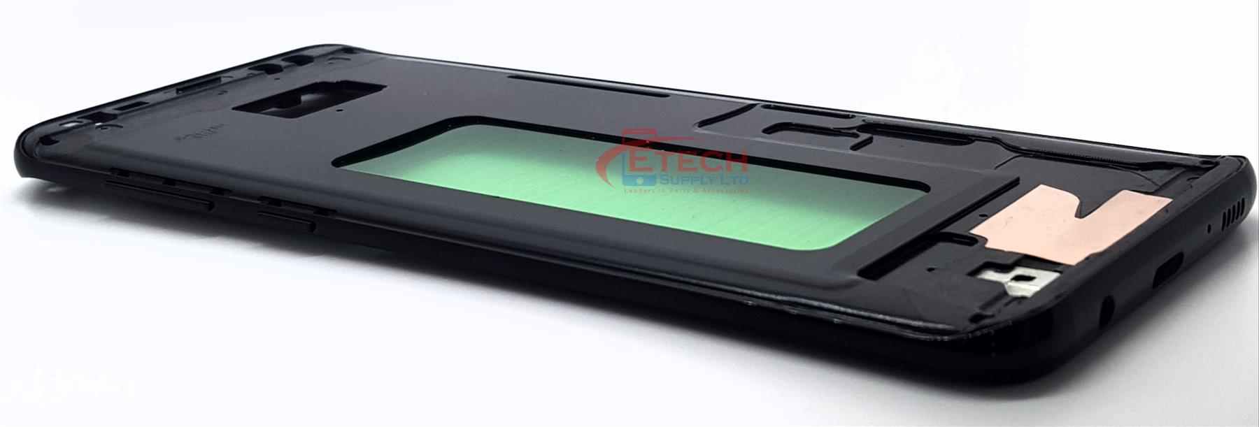 Samsung Galaxy S8 Plus G955F Replacement Mid Frame Housing With Small Parts - Midnight Black