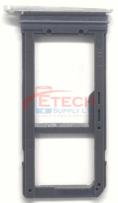 Samsung Galaxy S7 Edge G935F Replacement Sim / SD Card  Tray - Silver Titanium