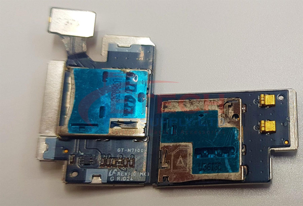Samsung Galaxy Note 2 N7100 2012 Replacement Sim & SD Card Reader