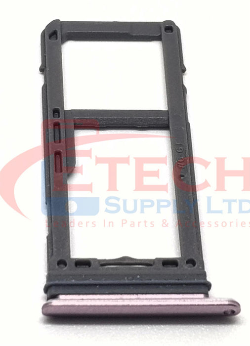 Samsung Galaxy S8 G950F / S8 Plus G955F Replacement Sim / SD Card Tray  - Rose Gold