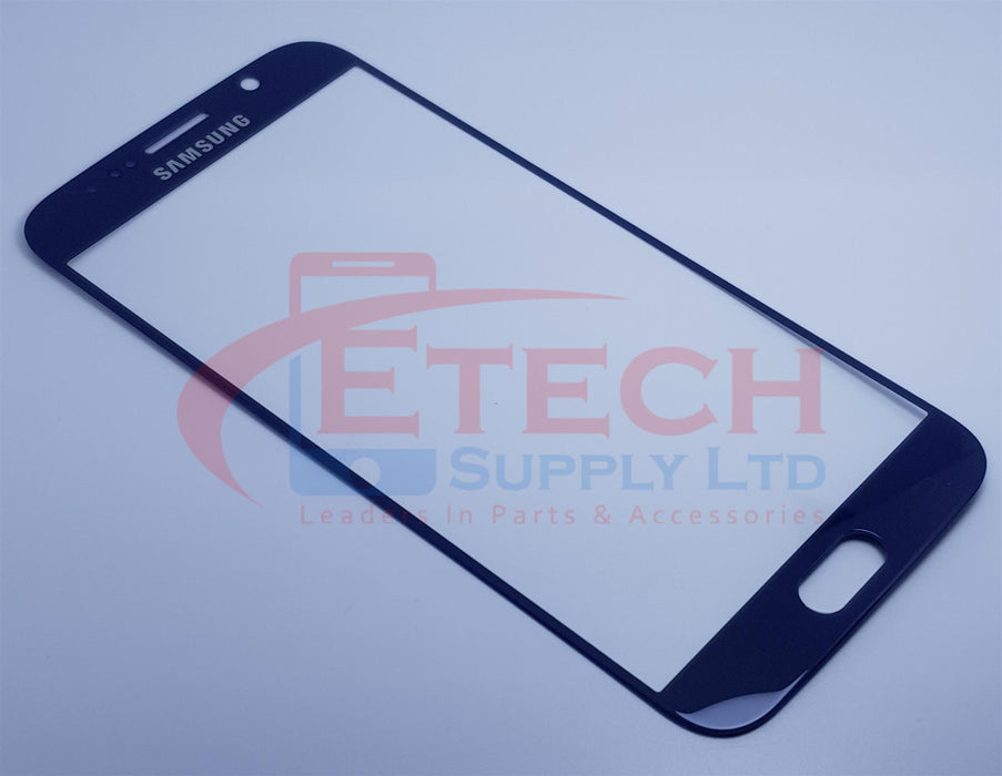 Samsung Galaxy S6 G920F Replacement Top Glass Without OCA - Black Sapphire