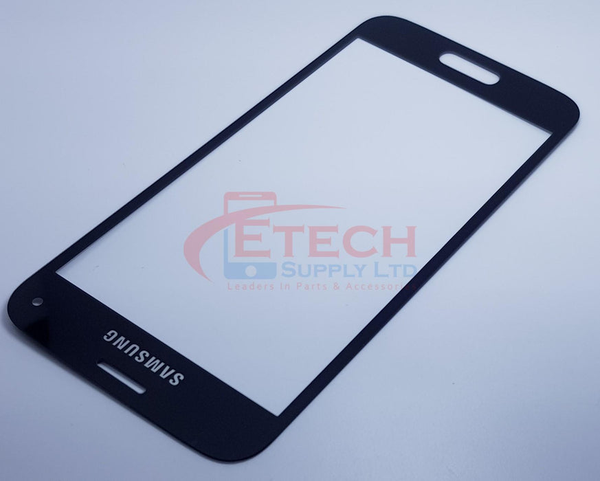 Samsung Galaxy S5 Mini  G800F Replacement Top Glass Without OCA - Charcoal Black