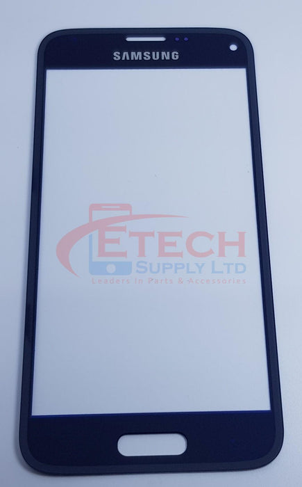 Samsung Galaxy S5 Mini  G800F Replacement Top Glass Without OCA - Electric Blue