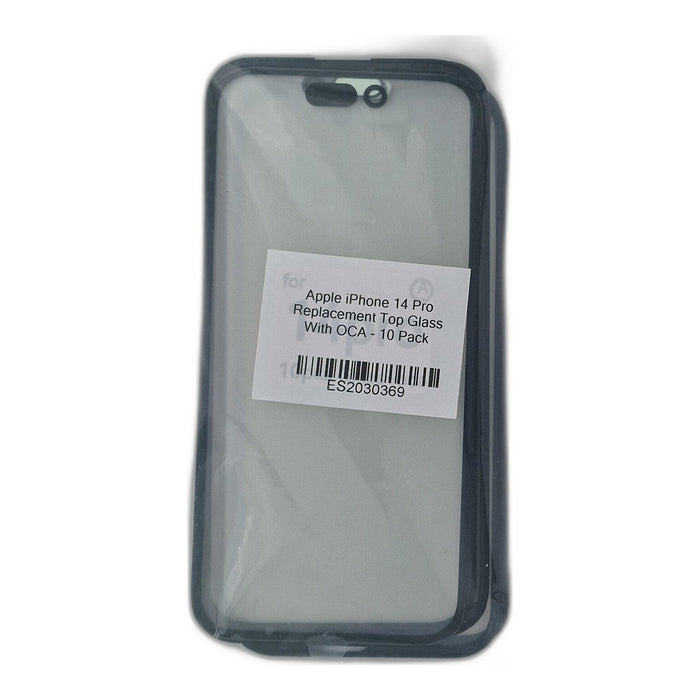 Apple iPhone 14 Pro Replacement Top Glass With OCA - 10 Pack