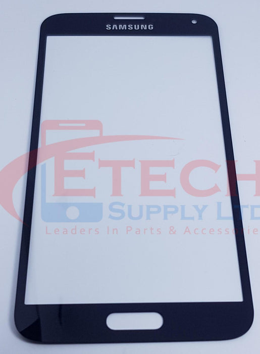 Samsung Galaxy S5  G900F Replacement Top Glass Without OCA - Electric Blue