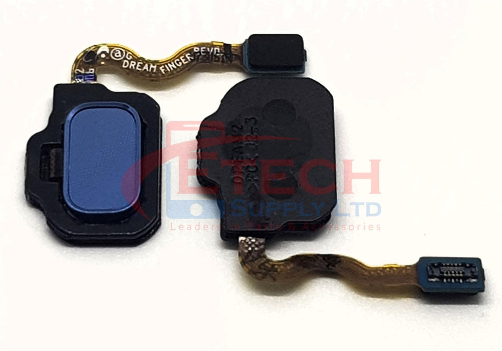 Samsung Galaxy S8 G950F / S8 Plus G955F Replacement Fingerprint Scanner Sensor Button  - Coral Blue