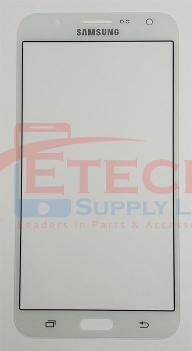 Samsung Galaxy J7 J710F 2016 Replacement Top Glass Without OCA - White
