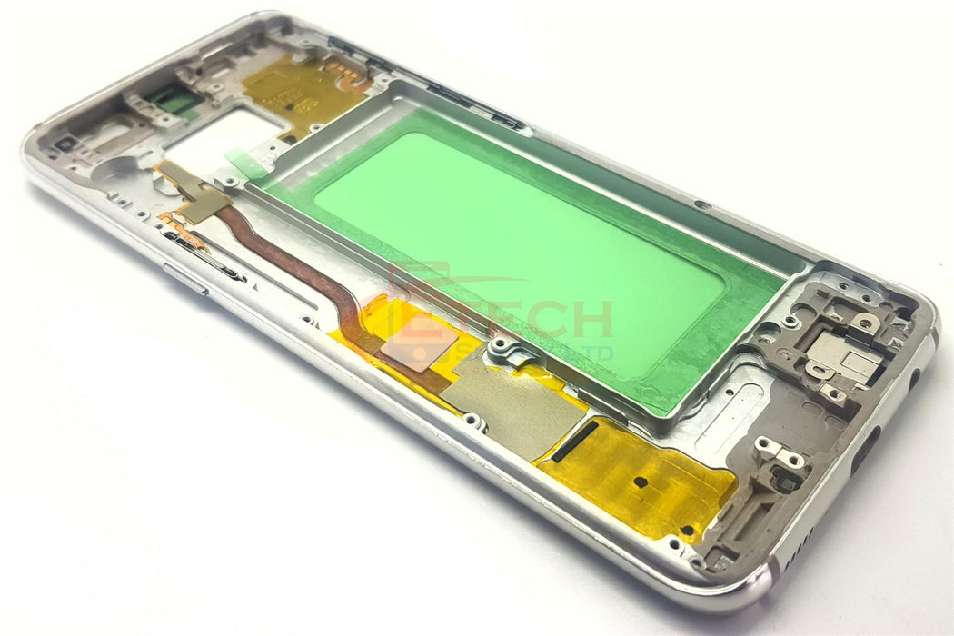 Samsung Galaxy S8 G950F Replacement Mid Housing Frame With Small Parts - Arctic Silver