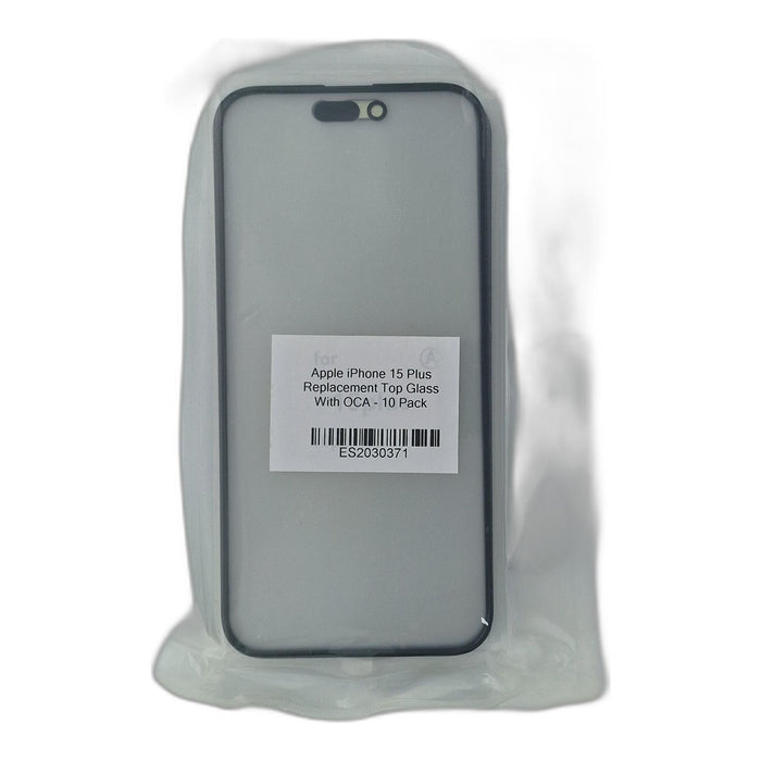 Apple iPhone 15 Plus Replacement Top Glass With OCA - 10 Pack