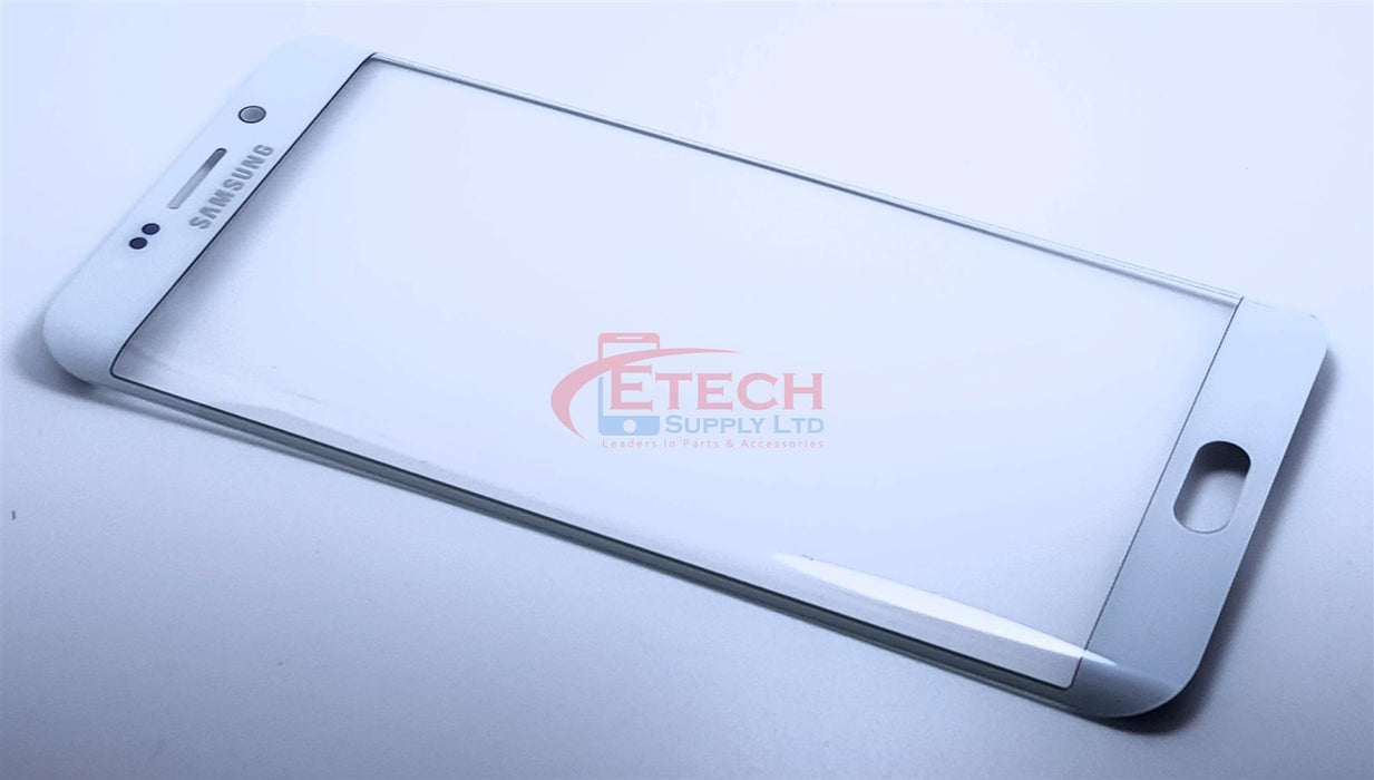 Samsung Galaxy S6 Edge Plus G928F Replacement Top Glass Without OCA - White Pearl
