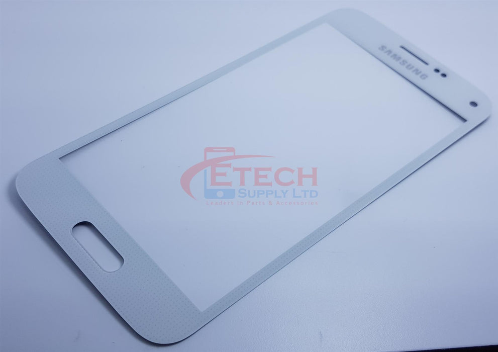 Samsung Galaxy S5 Mini G800F Replacement Top Glass Without OCA - Shimmery White