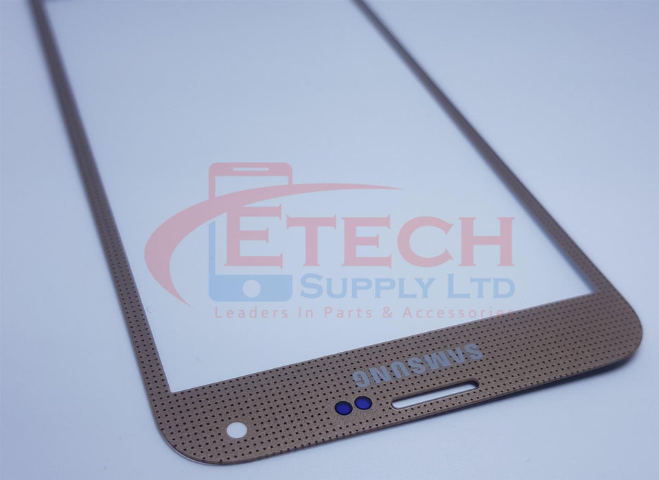 Samsung Galaxy S5 G900F Replacement Top Glass Without OCA - Copper Gold