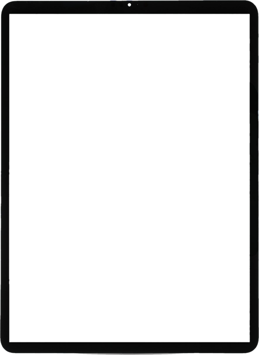 Apple iPad Pro 12.9" 3rd & 4th Gen Replacement Top Glass With OCA - Black
