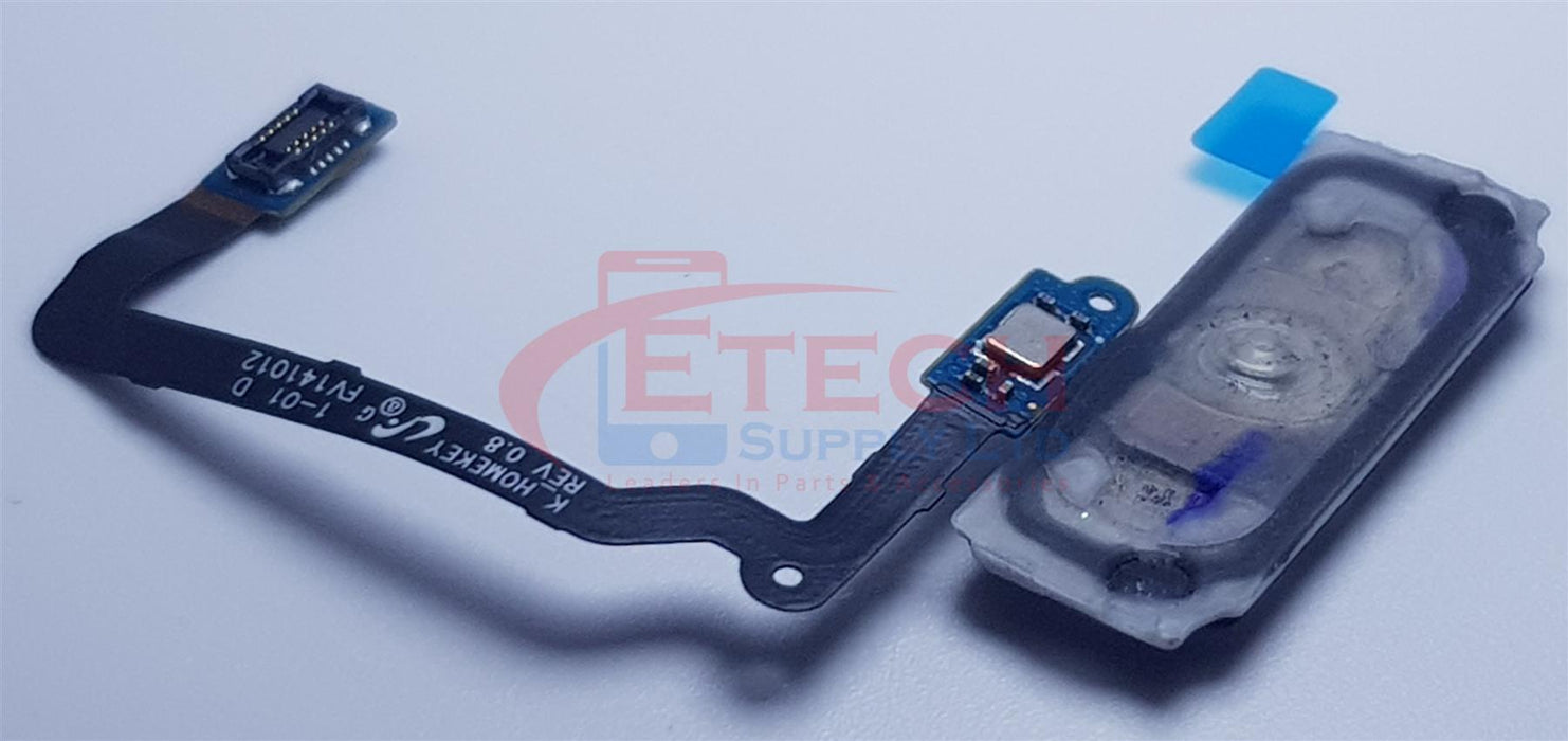 Samsung Galaxy S5 G900F Replacement Home Button With Flex Cable - Charcoal Black