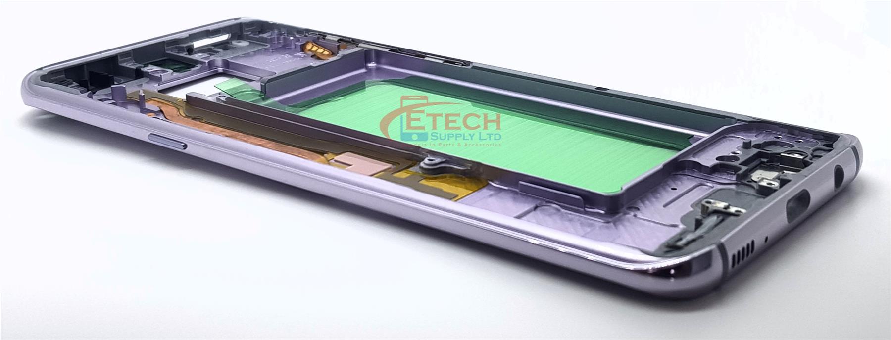 Samsung Galaxy S8 Plus G955F Replacement Mid Frame Housing With Small Parts - Orchid Gray