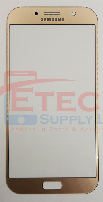 Samsung Galaxy A7 2017 A720F Replacement Top Glass Without OCA - Gold Sand