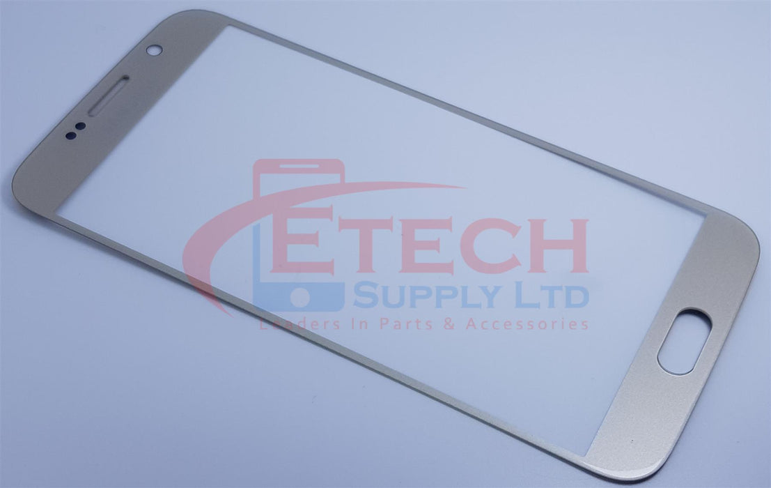 Samsung Galaxy S6 G920F Replacement Top Glass Without OCA - Gold Platinum
