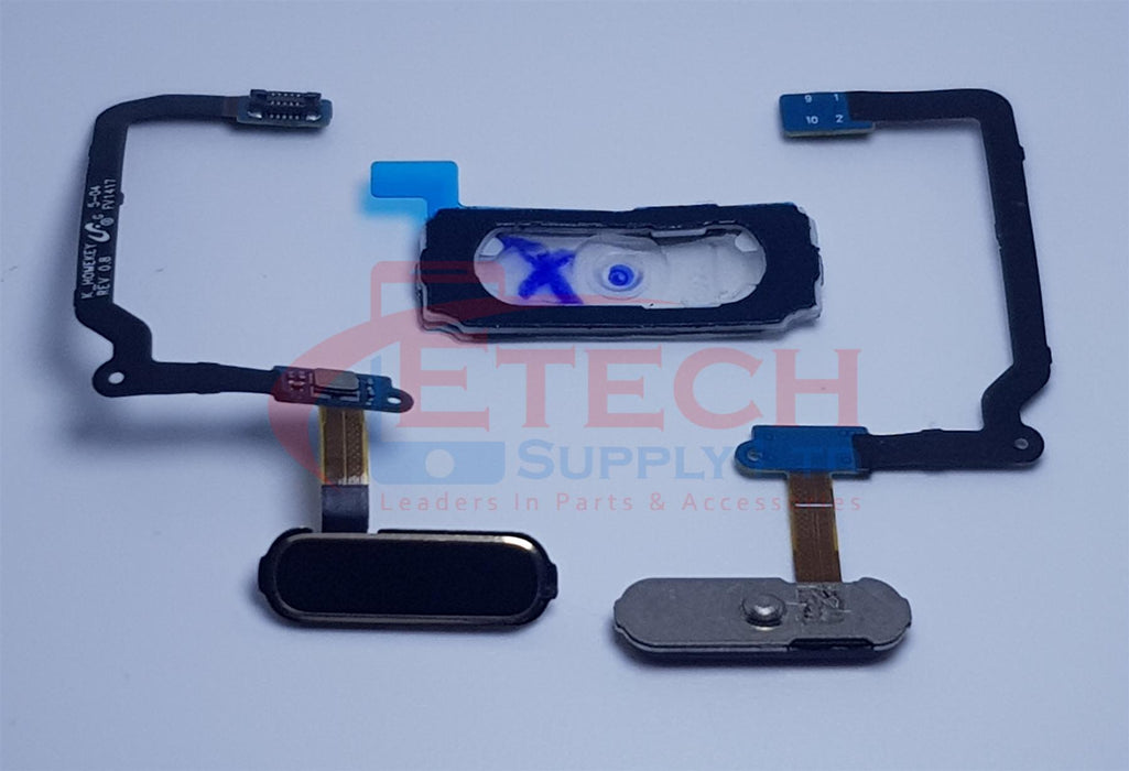 Samsung Galaxy S5 G900F Replacement Home Button With Flex Cable - Copper Gold