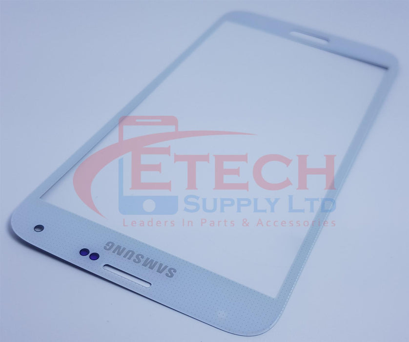 Samsung Galaxy S5  G900F Replacement Top Glass Without OCA - Shimmery White
