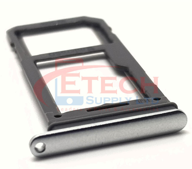 Samsung Galaxy S8 G950F / S8 Plus G955F Replacement  Dual Sim / SD Card Tray - Artic Silver