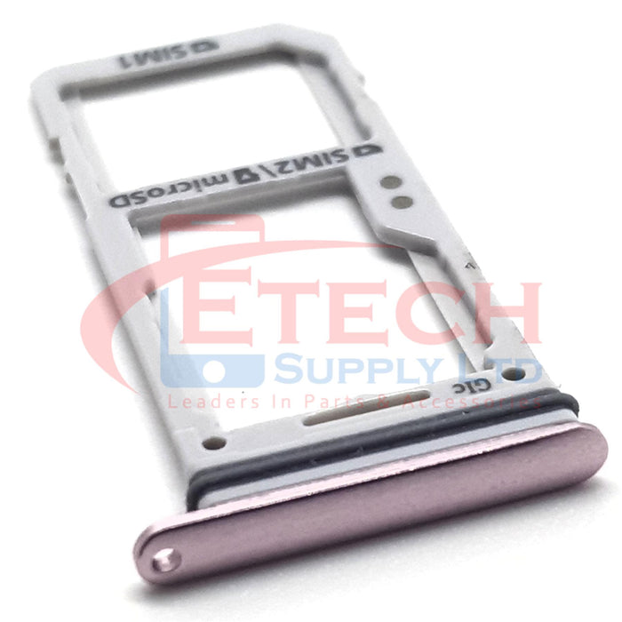 Samsung Galaxy S8 G950F / S8 Plus G955F Replacement  Dual Sim / SD Card Tray - Rose Pink