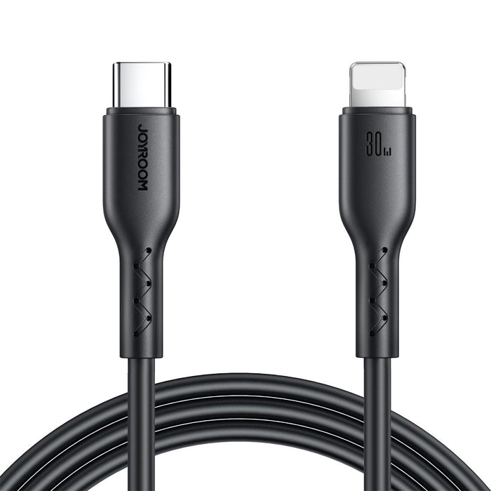Joyroom S-A26-CL3 Flash-Charge Series 30W Fast Charging Cable | Type-C to Lightning | 1M | Black