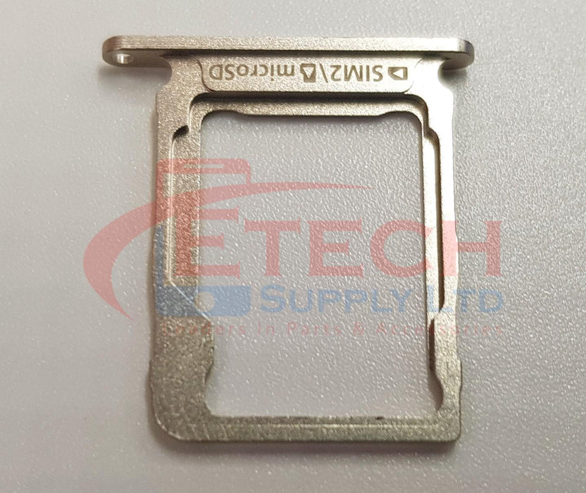 Samsung Galaxy A8 2015 A8000 Replacement Sim 2 & SD Card Tray Holder - Gold