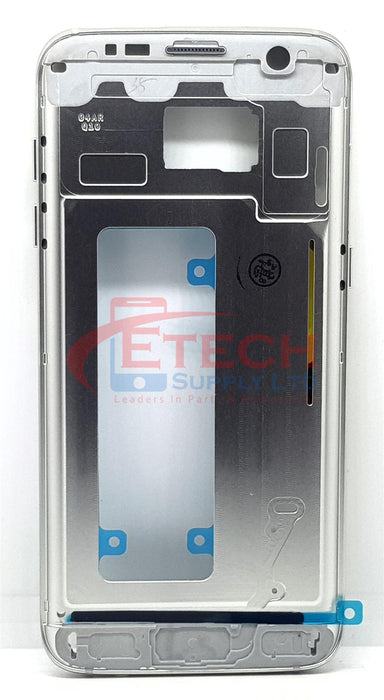 Samsung Galaxy S7 Edge G935F Replacement Frame With Small Parts - Silver Titannium
