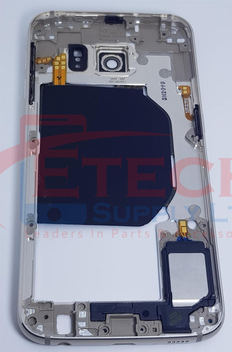 Samsung Galaxy S6 G920F Replacement Mid Frame Housing With Small Parts - Gold Platiunm