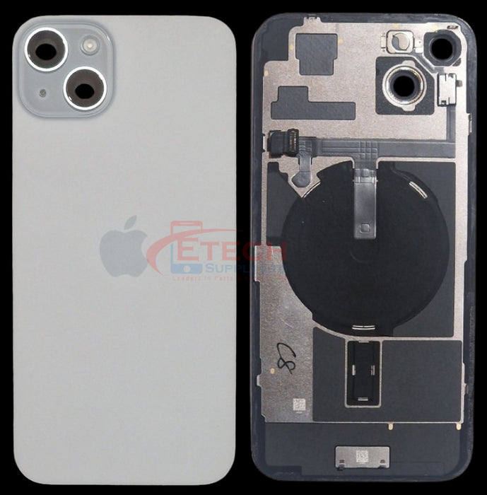 Apple iPhone 15 Plus Repalcement Back Glass | NFC - Flash Flex | MagSafe Magnets | Reclamed | Grade A | Blue