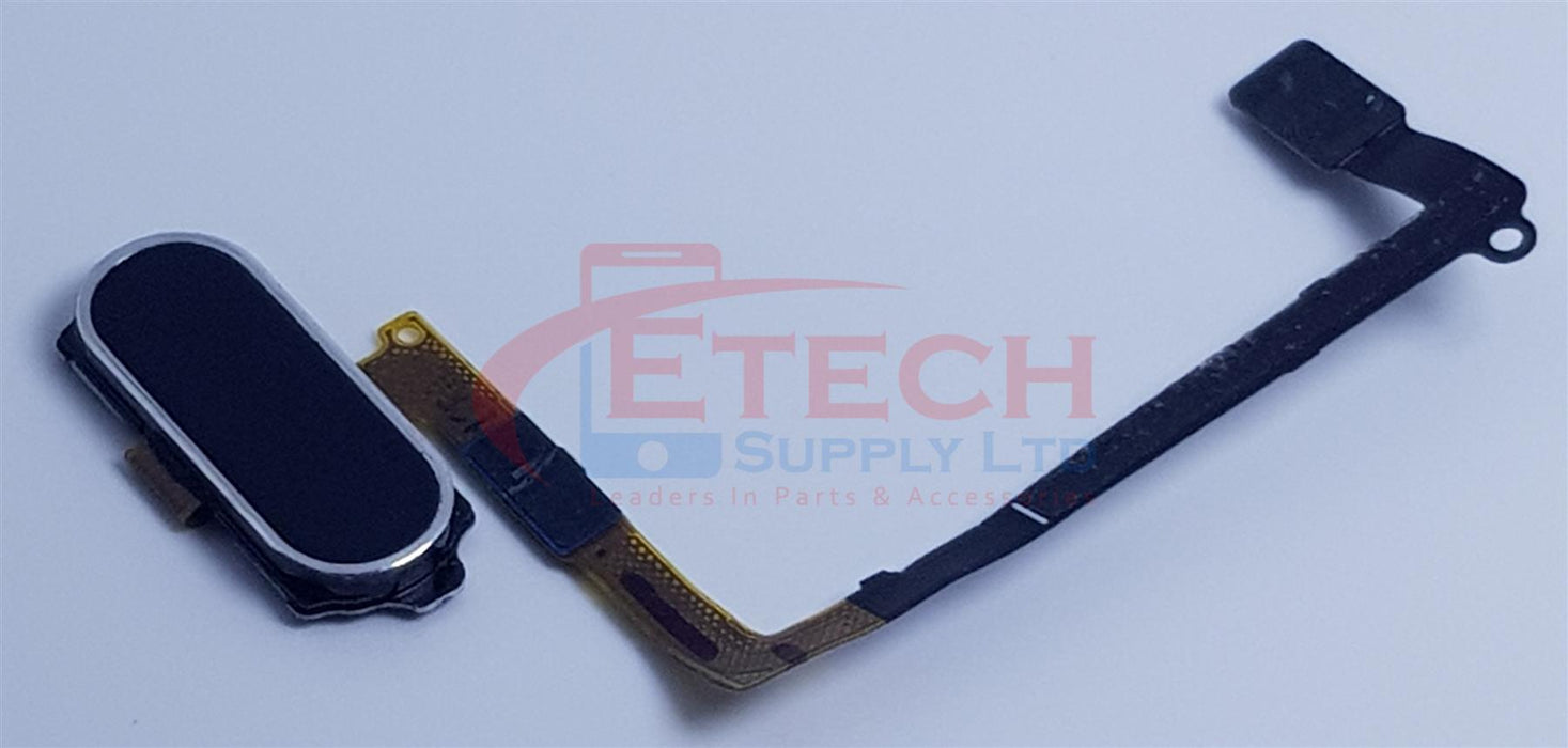 Samsung Galaxy S6 G920F Replacement Home Button With Flex Cable - Black Sapphire