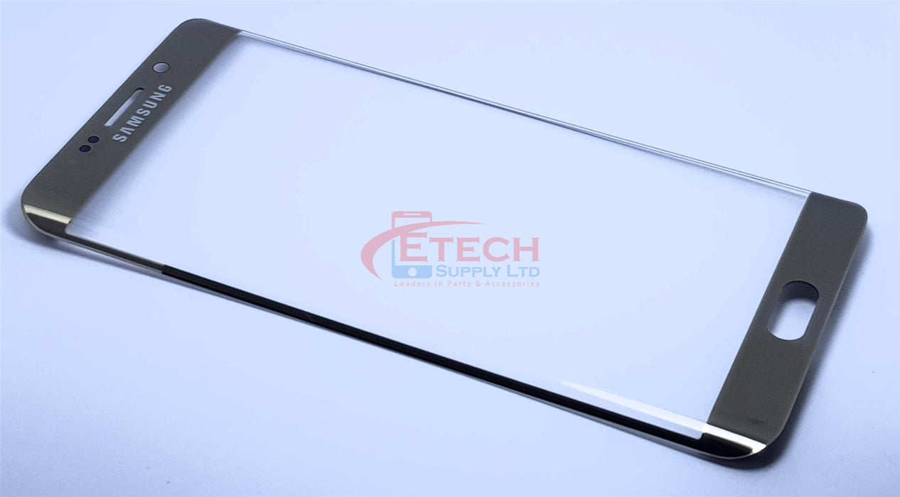 Samsung Galaxy S6 Edge Plus G928F Replacement Top Glass Without OCA - Gold Platinum