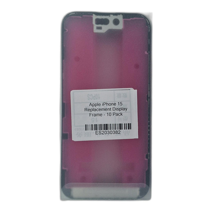 Apple iPhone 15 Replacement Display Frame - 10 Pack