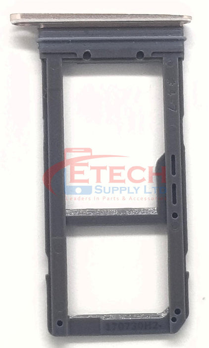 Samsung Galaxy S7 Edge G935F Replacement Sim / SD Card Tray - Gold Platinum