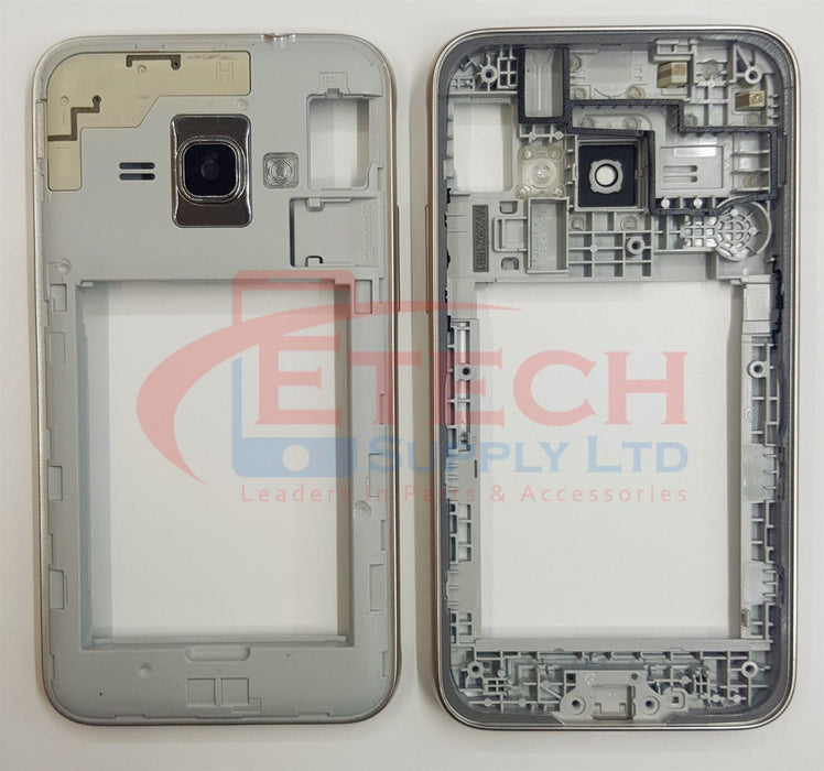 Samsung Galaxy J1 J120F 2016 Replacement Mid Frame Chassis With Lens And Buttons - Gold
