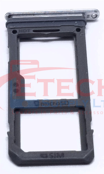Samsung Galaxy S8 G950F / S8 Plus G955F Replacement  Dual Sim / SD Card Tray - Artic Silver