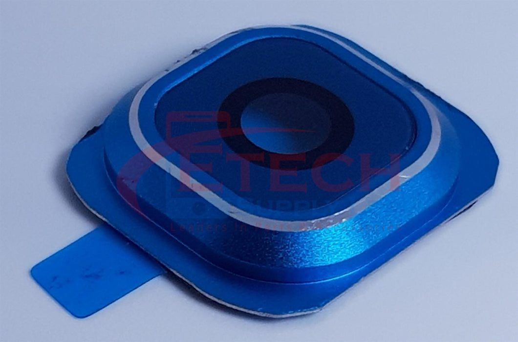 Samsung Galaxy S6 G920F Replacement Rear Camera Ring With Lens & Adhesive - Blue Topaz
